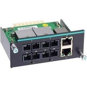 Moxa IM-6700A-4SSC2TX - Fast Ethernet module met 4 single-mode 100BaseFX poorten met SC-connectoren, 2 10 (4 ports), Netwerkschakelaar