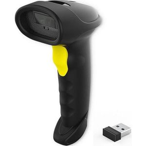 Qoltec - Barcode Scanner - Handheld - Zwart - Robuust