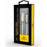 Gembird - CC-USB2R-AMCM-1M-W - USB Kabel - Wit - USB 2.0 - 1 m