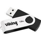 Viking - OFD1083096 - USB-stick - Zwart, Zilver - 128 GB - USB 2.0