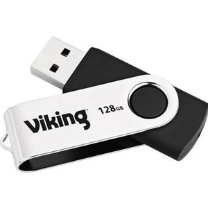 Viking - OFD1083096 - USB-stick - Zwart, Zilver - 128 GB - USB 2.0