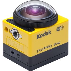 Kodak Pixpro SP 360 actiecamera-accessoireset (Volledige HD, WiFi), Action Cam, Geel, Zwart