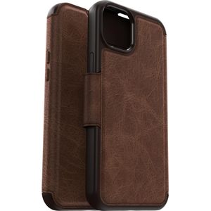 OtterBox Strada Folio met MagSafe (iPhone 15 Plus), Smartphonehoes, Bruin