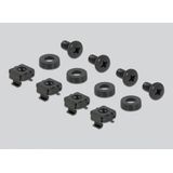 DeLOCK - Netwerk Kast Blinddeksel - Accessoires - Grijs - Metaal