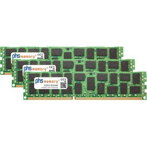 PHS-memory 24GB (3x8GB) Kit RAM-geheugen voor Supermicro SuperWorkstation 7046A-6 DDR3 RDIMM 1333MHz (Supermicro SuperWorkstation 7046A-6, 3 x 8GB), RAM Modelspecifiek
