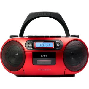 Aiwa - BBTC-550MG - Micro Hi-Fi Boombox - Draagbare CD/MP3/USB/Tape/Bluetooth Speler - Met FM Radio
