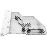 Singularity Computers - Spectre 2.0 - Side Distro Plate - Transparant - Reservoirs voor Waterkoeling