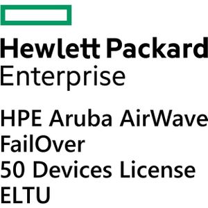 HPE Aruba AirWave FailOvr 50 Dev Licentie E-LTU, Netwerk accessoires