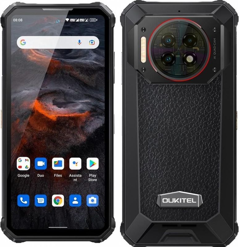 Oukitel - WP19 Pro - Smartphone - Zwart - 22000 mAh - 8 GB RAM - 256 GB