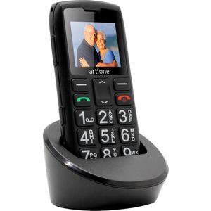 Artfone - C1+ - Mobiele Telefoon - Zwart - 1.77 inch - 2G
