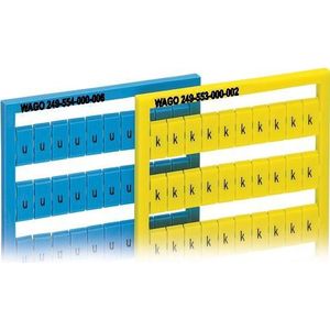 5x Wago 249-554/000-006, Elektronica benodigdheden + Behuizing, Blauw