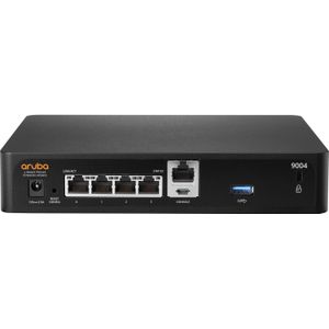 HPE - Aruba 9004 - Gateway - 4-poorts - GbE - RJ45 - Toegangspunt