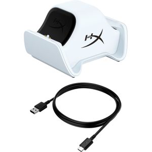 HyperX ChargePlay Duo PS5 (Playstation, PS5), Accessoires voor spelcomputers, Wit, Zwart