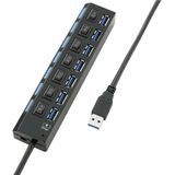 Renkforce USB 3.2 Gen 1 Hub - 7 Poorten - Zwart