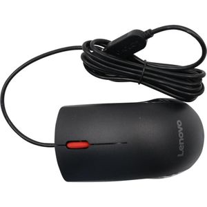 Lenovo - MOUSE USB - Optisch - Zwart - Ergonomisch Ontwerp