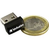 Verbatim Nano (32 GB, USB-A, USB 2.0), USB-stick, Zwart