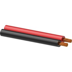 Procab ALS07 kabel (100 m, 0.75 mm²), Luidsprekerkabel, Rood, Zwart