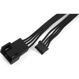 EKWB - EK-Kabel PWM Ventilatoradapter - Zwart - 50 cm