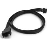 EKWB - EK-Kabel PWM Ventilatoradapter - Zwart - 50 cm