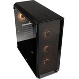 Kolink - Levante V2 - PC-behuizing - Zwart - SPCC - Gehard Glas