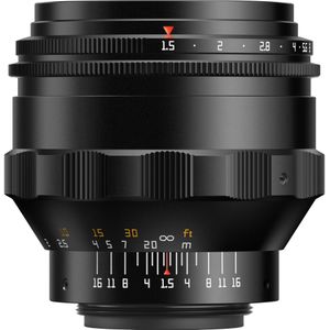 TTArtisan - AF 75mm F/2 - Lens - Zwart - M42
