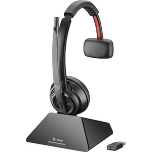 Poly - Savi 8210 Office Dect - Headset - Draadloos - Enkelzijdig