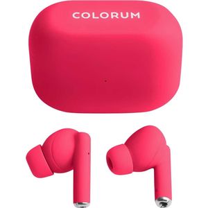 Forever COLORUM TWS Bluetooth oortelefoon CTWS-02 xMagenta (5 h, Draadloze), Koptelefoon, Rood