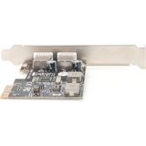 Digitus - USB 3.0 - PCI Express Add-On Kaart - 2-Poorts - Tot 5 Gbps