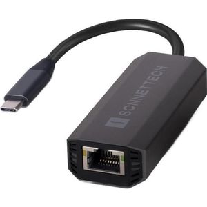 Sonnet Solo5G (USB-C, RJ45 5 Gigabit Ethernet (1x)), Netwerkadapter, Zwart