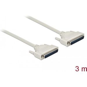 Delock Seriële kabel D-Sub 37 mannelijk naar mannelijk 3 m (3 m, VGA), Interfacekabel
