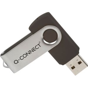 Q-Connect Flash Drive (32 GB, USB 2.0, USB-A), USB-stick, Zilver