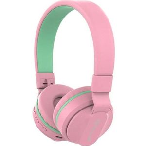 TELLUR Buddy Hoofdtelefoon - Roze - Bluetooth v5.3 - Draadloos en Bekabeld