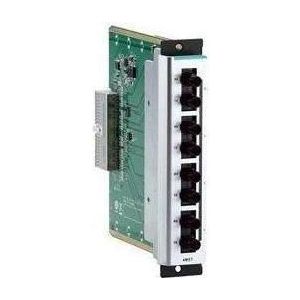 Moxa CM-600-4MST - Fast Ethernet interfacemodule met 4 100BaseFX multi-mode poorten, ST connectoren, Netwerkschakelaar