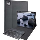 Accezz - QWERTZ Bluetooth Keyboard Bookcase - Zwart - Tablet Toetsenbord voor iPad Pro 13 (2024) M4