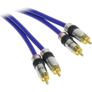 InLine Cinch kabel AUDIO, vergulde stekkers, 2x Cinch (10 m, Middenklasse, RCA), Audiokabel