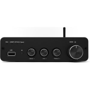 Vestel AMP101 Bluetooth stereo amplifier (Versterker), Stereoversterker, Zilver