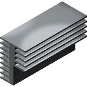 Alutronic Lengte: 94 mm, Processorkoeler