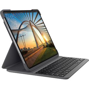 Logitech Slim Folio Pro voor iPad Pro 12.9-inch (3e en 4e gen) Grafiet Bluetooth QWERTY Italienisc (IT, iPad Pro 12,9 2020 (4e generatie), iPad Pro 12.9 2018 (3e generatie)), Tablet toetsenbord, Grijs