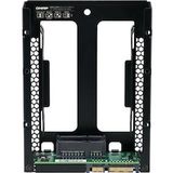 Buffalo - QDA-A2AR - Dual SATA SSD naar 3,5 inch SATA RAID Adapter - Zwart - Materiaal: Kunststof