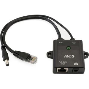 Alfa Network Alfa APOE03G-C Passieve PoE-adapter, PoE-injector