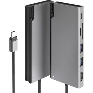 ALOGIC ULDUNIV2-SGR laptop dock & poortreplicator Bedraad USB 3.2 Gen 1 (3.1 Gen 1) Type-C Grijs