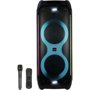 Manta SPK1001B300 Athos (3 h, Elektrische stroom), Bluetooth luidspreker, Zwart