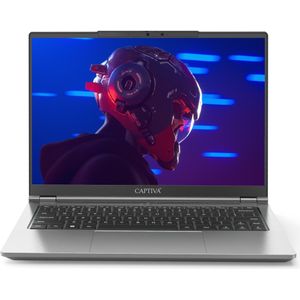 Captiva Power Starter R94-508GE (14", 1000 GB, 32 GB, DE), Notebook, Zilver