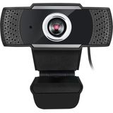 Adesso CyberTrack H4 Webcam - 1080p - Met Microfoon - Zwart/Grijs