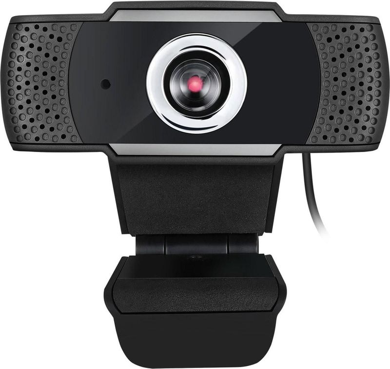 Adesso CyberTrack H4 Webcam - 1080p - Met Microfoon - Zwart/Grijs