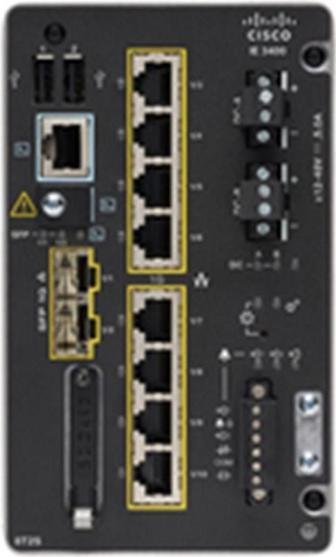 Cisco - Catalyst IE3400 - Netwerkschakelaar - Zwart - Geavanceerde Functies