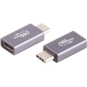 USB-C Poortbeschermer - Zwart - USB4 40 Gbps - Geschikt voor 8K en 4K
