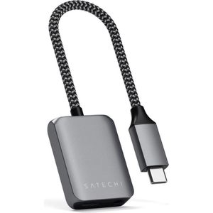 Satechi ST-UCAPDAM (USB Type C, USB Type C, 3,5 mm), Adapter voor mobiel apparaat, Grijs