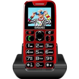 Evolveo Easyphone EP-501 Rood (1.80", 2G), Sleutel mobiele telefoon, Rood