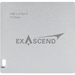 Exascend - Essential - Dual-Slot Kaartlezer - Zwart - USB 3.2 Gen 2